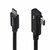 Startech - 80 cm derékszögű Thunderbolt 5 kábel, 80 Gbps/Akár 120 Gbps, 240 W PD, 8K 60Hz - TBLT5MM80CM240WRA