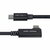 Startech - 80 cm derékszögű Thunderbolt 5 kábel, 80 Gbps/Akár 120 Gbps, 240 W PD, 8K 60Hz - TBLT5MM80CM240WRA