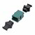 Startech - MPO/MTP csatoló, egymódusú/multimódusú optikai adapter - MPOSMAPCAQCOUPLER