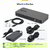 Startech - 4 portos Thunderbolt™ 5 elosztó Thunderbolt™ megosztással, KVM, 80/120 Gbps, 8K 60Hz vagy 4K 144Hz, 140 W PD - 303UE-TB5-HUB