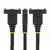 Startech - 2 m-es panelre szerelhető HDMI-kábel, nagy sebességű HDMI panelre szerelhető hosszabbítókábel, 4K 60Hz/1440p 144Hz - HDMI2PNLFM-2M