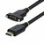 Startech - 2 m-es panelre szerelhető HDMI-kábel, nagy sebességű HDMI panelre szerelhető hosszabbítókábel, 4K 60Hz/1440p 144Hz - HDMI2PNLFM-2M