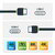 Startech - 50 cm-es USB4 kábel, 40 Gbps, USB-IF tanúsítvánnyal - CC50CM40GUSB4TPW