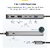 Startech - 7 az 1-ben USB4 többportos adapter, illesztőprogram nélküli dupla 4K felbontás - 174B-USB4-MULTIPORT