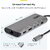 Startech - 7 az 1-ben USB4 többportos adapter, illesztőprogram nélküli dupla 4K felbontás - 174B-USB4-MULTIPORT