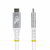 Startech - 1,5 m-es USB4 kábel, 80 Gbps, USB-IF tanúsítvánnyal - CC150CM80GUSB4CABLEW