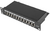 LANBERG - PPF6-9012-B Patch Panel 10inch 12 port 1U cat.6 black - PPF6-9012-B