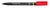 Alkoholos marker, 0,6 mm, STAEDTLER "Lumocolor® special 319 F", piros