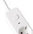 ENTAC - Elosztósor, 3 aljzat, 1,5 m, USB, kapcsolóval, fehér - ESES1.5G3-1.5-SW-2UA1UC