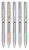 Golyóstoll, 0,24 mm, teleszkópos, barack tolltest, ZEBRA "SL-F1", kék