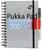 Spirálfüzet, A5, vonalas, 100 lap, PUKKA PAD "Metallic Project Book", vegyes szín