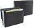 Harmonikamappa, A4, PP, 13 rekeszes, RAPESCO "Eco GRS Recycled", matt fekete