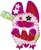 Kreatív filc varrókészlet, FOLIA "Mini Monster Friends", (68 db)
