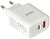 AVAX CH360 SPEEDY 65W GaN hálózati töltő USB A (QC)+Type C (PD3.0), fehér