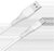 AVAX CB3301 18W USB-A-USB-C gyorstöltő szilikon kábel, 1.5 m, fehér