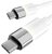 AVAX CB316 GLOWY 60W USB-C gyorstöltő kábel 1m, fehér