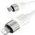 AVAX CB314 GLOWY 27W USB-C - Lightning gyorstöltő kábel 1m, fehér