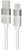 AVAX CB312 GLOWY 18W USB-A - USB-C gyorstöltő kábel 1m, fehér