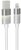 AVAX CB310 GLOWY USB-A - Lightning töltőkábel 1m, fehér