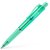 Golyóstoll, 1 mm, XB, nyomógombos, mentazöld testszín, FABER-CASTELL "Poly Ball View Aurora", kék
