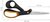 Olló, barkács, 21 cm, FISKARS "Amplify", fekete