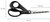 Olló, konyhai, 21 cm FISKARS "Functional ReNew", fekete