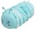 Tolltartó, cipzáras, szőrme-szilikon, EXACOMPTA "Caterpillar", vegyes színek