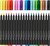 Ecsetirón készlet, FABER-CASTELL "Black Edition", 20 különböző szín, (20 db)