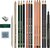 Ceruza készlet, száraz technikákhoz, FABER-CASTELL "Discovery set", 17 db-os szett, (17 db)