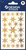 Matrica, 1 ív, 76x120 mm, AVERY ZWECKFORM, "Z-Design No.52252", arany csillagok