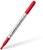 Filctoll készlet, 1-3 mm, kétvégű, kimosható, STAEDTLER "Noris® 320, 12 különböző szín, (12 db)