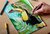 Ecsetirón készlet, STAEDTLER "Pigment brush 371", 24 különböző szín, (24 db)