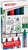 Flipchart marker készlet, 1,5-3 mm, kúpos, EDDING "380", 4 különböző szín, (4 db)