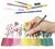 Ecsetirón készlet, kétvégű, STAEDTLER "Mixed Set 5", 8 különböző szín, (12 db)