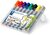 Flipchart marker vegyes készlet, 2/2-5 mm, STAEDTLER "Lumocolor® 356", 8 különböző szín, (8 db)