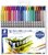 Filctoll készlet, 0,8/3,0 mm, kétvégű, STAEDTLER® "3200", 36 különböző szín, (36 db)
