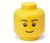 Tárolódoboz, fej, nagy, LEGO, Boy
