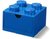 Tárolódoboz íróasztalra, fiókos, LEGO "Brick 2x2", kék