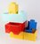 Tárolódoboz, fiókos, LEGO "Brick", piros