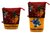 Tolltartó, cipzáras, pop-up, LEGO "Ninjago Dragon Power", piros-sárga-mintás