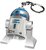 Kulcstartó, LED világítással, LEGO "Star Wars R2D2"