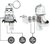 Kulcstartó, LED világítással, LEGO "Star Wars Stormtrooper"