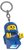 Kulcstartó, LED világítással, LEGO "Space Baby"