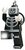 Kulcstartó, LED világítással, LEGO "Skeleton Guy"