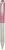 Golyóstoll, 0,24 mm, teleszkópos, rozsdamentes acél, pink tolltest, ZEBRA "Telescopic Metal Stylus", kék