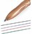 Golyóstoll, 0,37 mm, nyomógombos, négyszínű, ZEBRA "Smooth", rose gold
