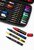 Dekormarker készlet, táskában, UNI "Posca", 40 darabos, (40 db)
