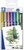 Dekormarker, 1-2 mm, kúpos, STAEDTLER "8323", 6 különböző metál szín, ajándék fekete tusfilccel, (7 db)