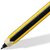 Érintőceruza, érintőképernyős készülékekhez, EMR, STAEDTLER "Noris Digital Classic 180 22", sárga