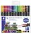 Alkoholos marker készlet, 0,5/3,0 mm, kétvégű, STAEDTLER "3187", 18 különböző szín, (18 db)